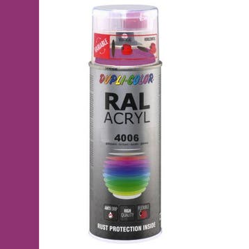 Dupli-Color Ral Acryl Ral 4006 Paars Hoogglans 400 ml, Ophalen of Verzenden, Nieuw