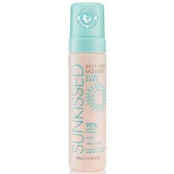 Sunkissed Ultra Dark Self Tan Mousse - 200ml, Ophalen of Verzenden, Nieuw, Overige typen