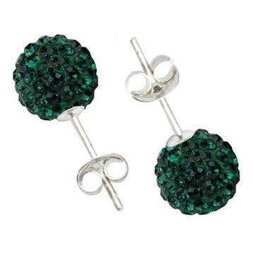 Fako Bijoux - Oorbellen - Disco Dots - Steker - Donkergroen, Sieraden, Tassen en Uiterlijk, Verzenden, Nieuw