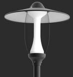 3 meter lantaarnpaal / lichtmast met voetplaat geanodise..., Nieuw