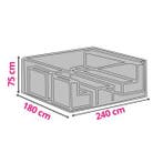 Loungesethoes (240 x 180 x 75 cm, PP), Tuin en Terras, Verzenden, Nieuw