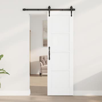 vidaXL Binnendeur 61 x 198,5 cm Multiplex Wit, Verzenden, Nieuw