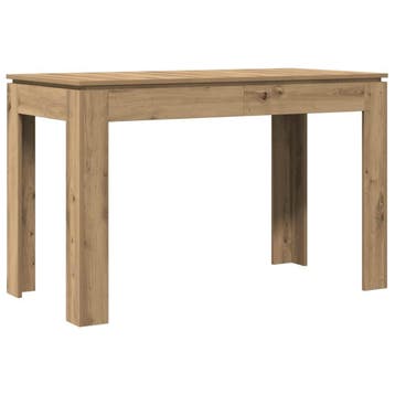 Tafel Eikenkleur Industrieel | 34% Korting | Retourdeal, 100 tot 150 cm, Zo goed als nieuw, Modern, Vier personen