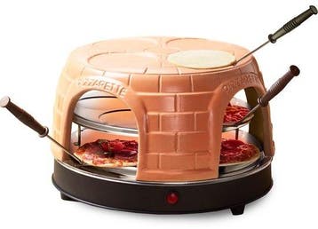 Mini Pizza Oven 8 personen | Tweedekansje | OP=OP, Witgoed en Apparatuur, Gourmetstellen, Ophalen of Verzenden, Nieuw, 8 personen of meer