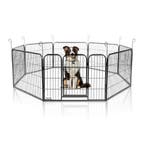 MaxxPet Hondenren Puppyren met 8 panelen - Staal - 78x60c..., Verzenden, Nieuw