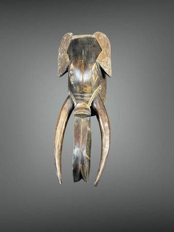 Masker Olifant - 61 cm - Baule - Ivoorkust (Zonder