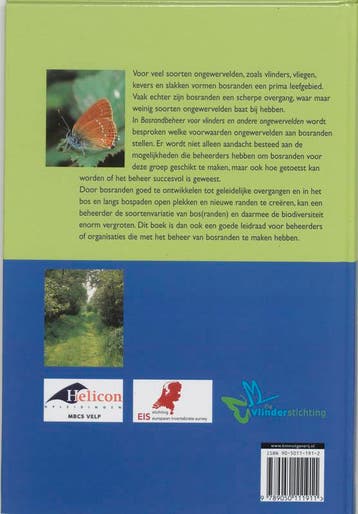 Bosrandbeheer voor vlinders en andere ongewervelden, Boeken, Verzenden, Zo goed als nieuw, V. Siebering