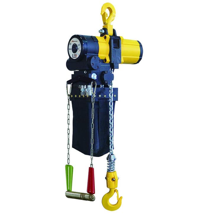 Pneumatische Kettingtakel 0,25 ton 6 meter, Doe-het-zelf en Verbouw, Lieren en Takels, Nieuw, Verzenden
