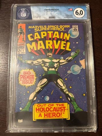 Captain Marvel (Vol. 1) #1 - EGC 6.0 - Out of the Holocaust, Boeken, Nieuw
