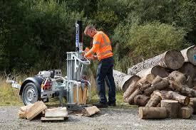 Kloofmachine Ifor Williams - houtklover snelverkeer - 25ton, Zakelijke goederen, Machines en Bouw | Tuin, Park en Bosbouw, Kloofmachine