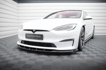 Maxton Frontspoiler V.3 Tesla Model S Plaid Mk1 Facelift, Verzenden