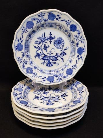 Meissen - Bord (6) - Ø 16,5 cm 6er Set