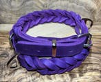 Hondenhalsband leer Purple, Ophalen of Verzenden, Nieuw