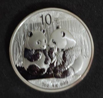 China. 10 Yuan 2009 Panda (Zonder minimumprijs)