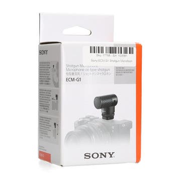 Sony ECM-G1 Shotgun Microfoon - 1 jaar garantie, Ophalen of Verzenden, Zo goed als nieuw