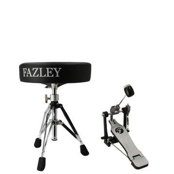 Fazley FDK Starter hardwarepakket drumkruk en bassdrumpedaal, Muziek en Instrumenten, Verzenden, Nieuw