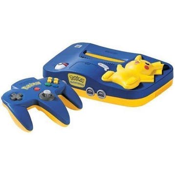 Nintendo N64 Console + Pokemon Controller - Pikachu Edition, Spelcomputers en Games, Spelcomputers | Nintendo 64, Verzenden, Zo goed als nieuw