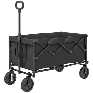 TRUUSK Tuinwagen 100 Kg Belastbaar - Inklapbaar - Uitneembaa, Verzenden, Nieuw