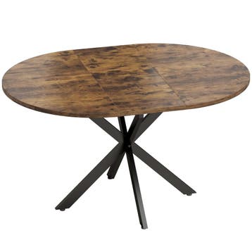 Uitschuifbare Eettafel Voor 4-6 Personen, Keukentafel In Ind, Verzenden, Nieuw