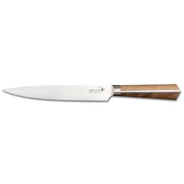 Déglon Vleesmes 19 cm – Houten Handgreep – Uniek Design, Ophalen of Verzenden, Nieuw, Hout