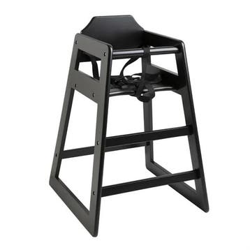 Houten kinderstoel | Zwart | Hout | 75(h) x 51(b) x 51(d)cm, Verzenden, Nieuw in verpakking