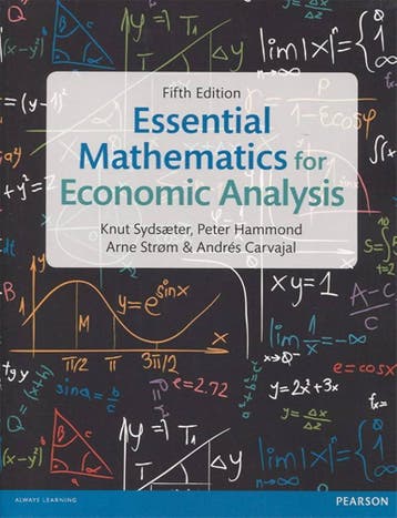 Essential Mathematics for Economic Analysis 9781292074610, Zo goed als nieuw