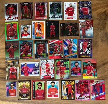 Topps Mohamed Salah Parallel card, Serialized card, Insert, Nieuw