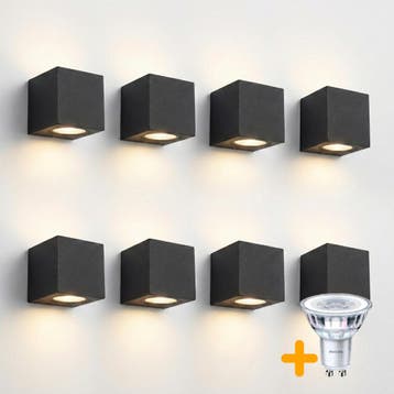 8 Stuks | Wandlamp / muurlamp / buitenlamp | Incl. 8x, Ophalen of Verzenden, Nieuw
