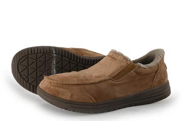 Skechers Instappers in maat 42 Bruin, Kleding | Heren, Bruin, Verzenden, Overige typen, Zo goed als nieuw