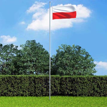 vidaXL Vlag Polen 90x150 cm, Diversen, Verzenden, Nieuw