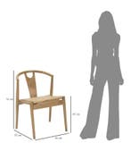 STOEL JAPAN -B- SET 2 STUKS CM 56X53X76, Huis en Inrichting, Stoelen, Ophalen of Verzenden, Nieuw