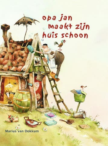 Opa Jan maakt zijn huis schoon - Marius van Dokkum, Verzenden, Zo goed als nieuw, Marius van Dokkum