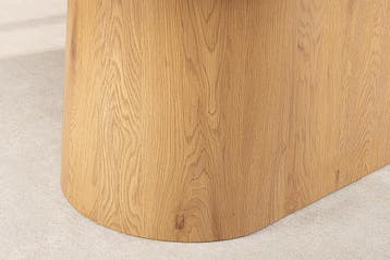 Ovale eettafel UNIQUE 200 cm wit natuurlijk keramiek eiken, Huis en Inrichting, Tafels | Eettafels, Ophalen of Verzenden, Nieuw