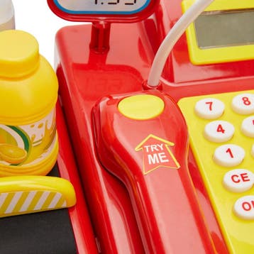 Basic Kassa met scanner en accessoires, Ophalen of Verzenden, Zo goed als nieuw