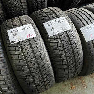 2 x Vredestein Wintrac Pro 225-50-17 Winterbanden 5mm, Gebruikt, 17 inch, Band(en), Personenwagen
