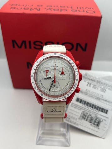 Omega x Swatch - MoonSwatch - Mission to Mars - Zonder, Nieuw
