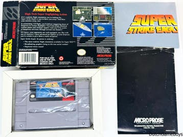 Super Nintendo / Snes - Super Strike Eagle + Poster - USA, Verzenden, Gebruikt