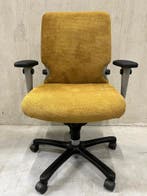 Refurbished Bureaustoel Geel Haworth Comforto 77 NPR 1813, Verzenden, Geel, Zo goed als nieuw, Bureaustoel