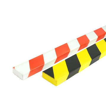 Stootrand foam, model 13 – 1 meter  -  Geel & Zwart  -  1 m, Verzenden