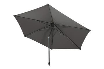 4-Seasons stokparasol Oasis 300 cm - Antraciet, Verzenden, Nieuw, Stokparasol, Kantelbaar