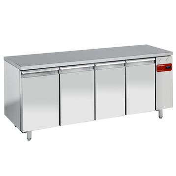 Koeltafel, geventileerd, 4 deuren GN 1/1, (zonder groep), Verzenden, Nieuw in verpakking, Koelen en Vriezen