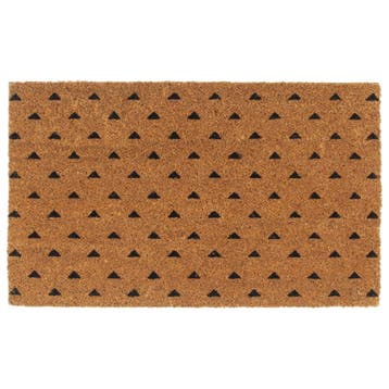 vidaXL Deurmat 45x75 cm getufte kokosvezel naturel, Verzenden, Nieuw