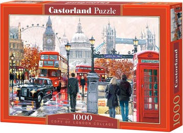 London Collage Puzzel (1000 stukjes) | Castorland - Puzzels, Verzenden, Nieuw
