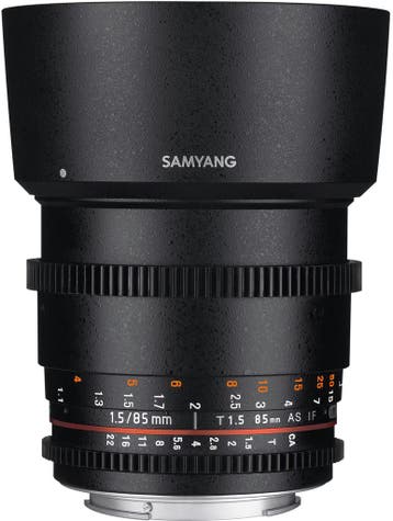 Samyang 85mm T1.5 VDSLR AS IF UMC II Cine Objectief voor Son, Verzenden, Nieuw