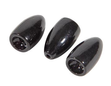 Ultimate Tungsten Bullet Weight Black 5.3g 3pcs, Verzenden, Nieuw, Vislijn