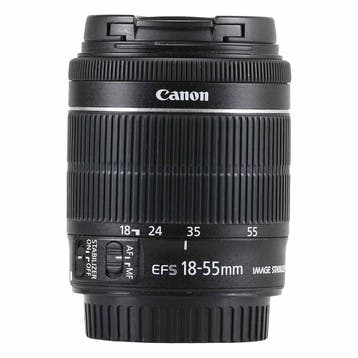 Canon EF-S 18-55mm f/3.5-5.6 IS STM met garantie, Audio, Tv en Foto, Ophalen of Verzenden, Gebruikt