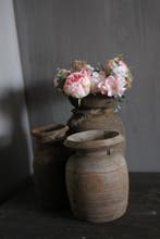 Namaak boeket Pioenroos - euca Pink 30 cm, Huis en Inrichting, Woonaccessoires | Kunstplanten en Kunstbloemen, Ophalen of Verzenden