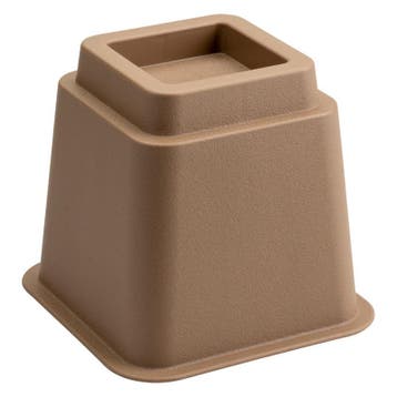 Bedverhogers / Meubelverhogers 13 cm - BRUIN, Diversen, Verpleegmiddelen, Ophalen of Verzenden, Nieuw