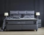 Opberg Boxspring Hamilton Grijs - 120x200 cm, Verzenden, Nieuw, Grijs, Modern