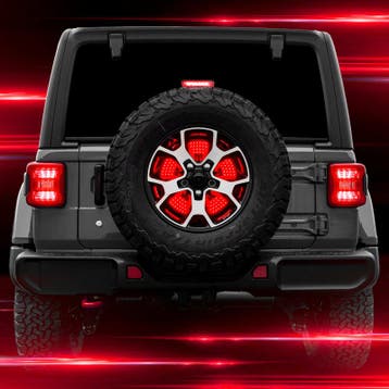 XK Glow Jeep 5th Wheel Light w/ Brake, Running, Reverse and, Ophalen of Verzenden, Nieuw